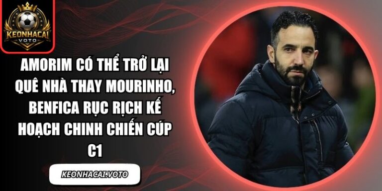 Amorim có thể trở lại quê nhà thay Mourinho, Benfica rục rịch kế hoạch chinh chiến Cúp C1 2 Amorim có thể trở lại quê nhà thay Mourinho