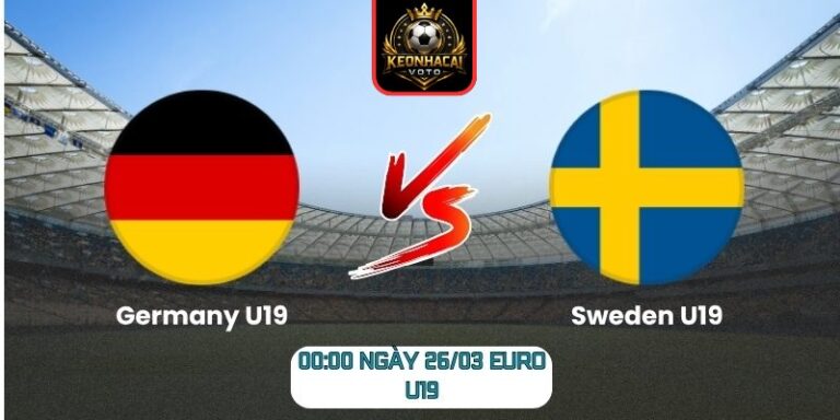 Soi kèo trận Germany U19 vs Sweden U19 (00:00 ngày 26/03, EURO U19) 2 Germany U19 vs Sweden U19