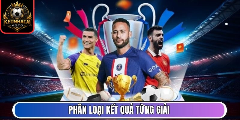 Kết Quả Bóng Đá 3 Phân loại kết quả từng giải